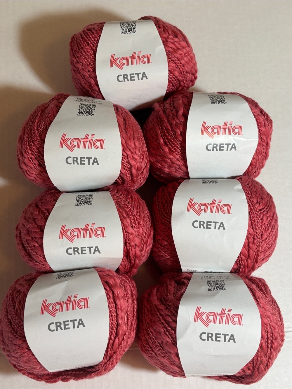Creta Yarn - Coral Craft Skeins (Set of 7 )